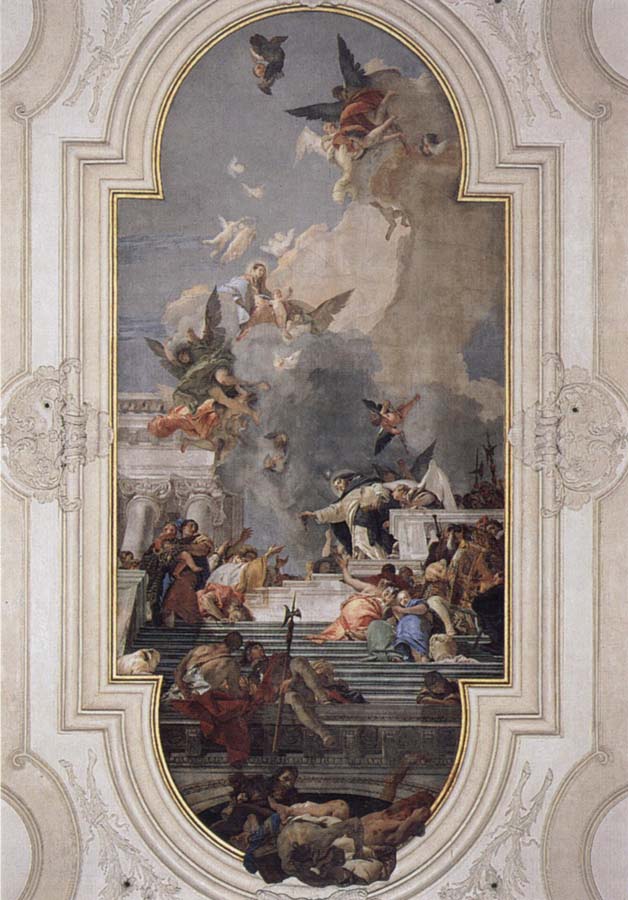 Giovanni Battista Tiepolo Donation of the Rosary